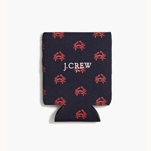 J.CREW CRAB DRINK HOLDER COOLER COOZIE NAVY/RED BNWT Discontinued/Retired SO